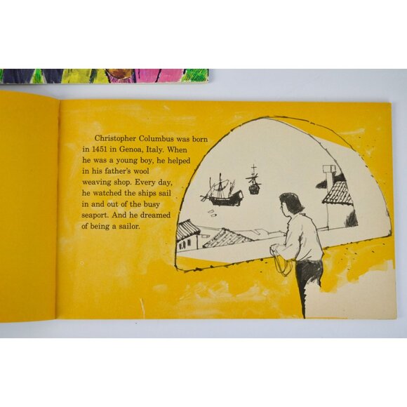 I Can Read About Christopher Columbus and The First Thanksgiving Books Lot of 2 - Picture 5 of 8